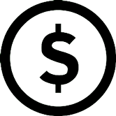 Home dollarsign (166x166)blk