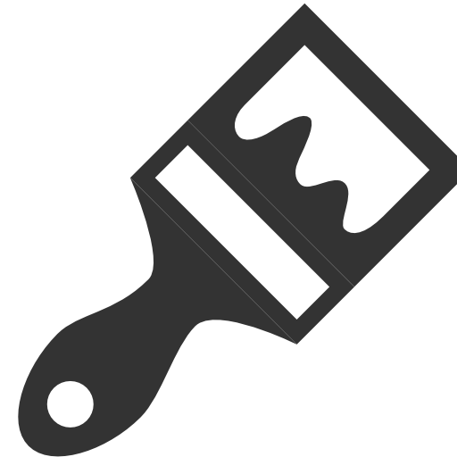 Home brush paint icon 18
